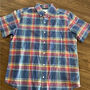 Gap Large Spring Men's Plaid Shirt - Multicolor Easter